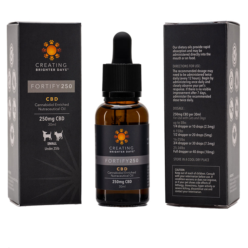 Creating Brighter Days Fortify Pet CBD Oil 250mg
