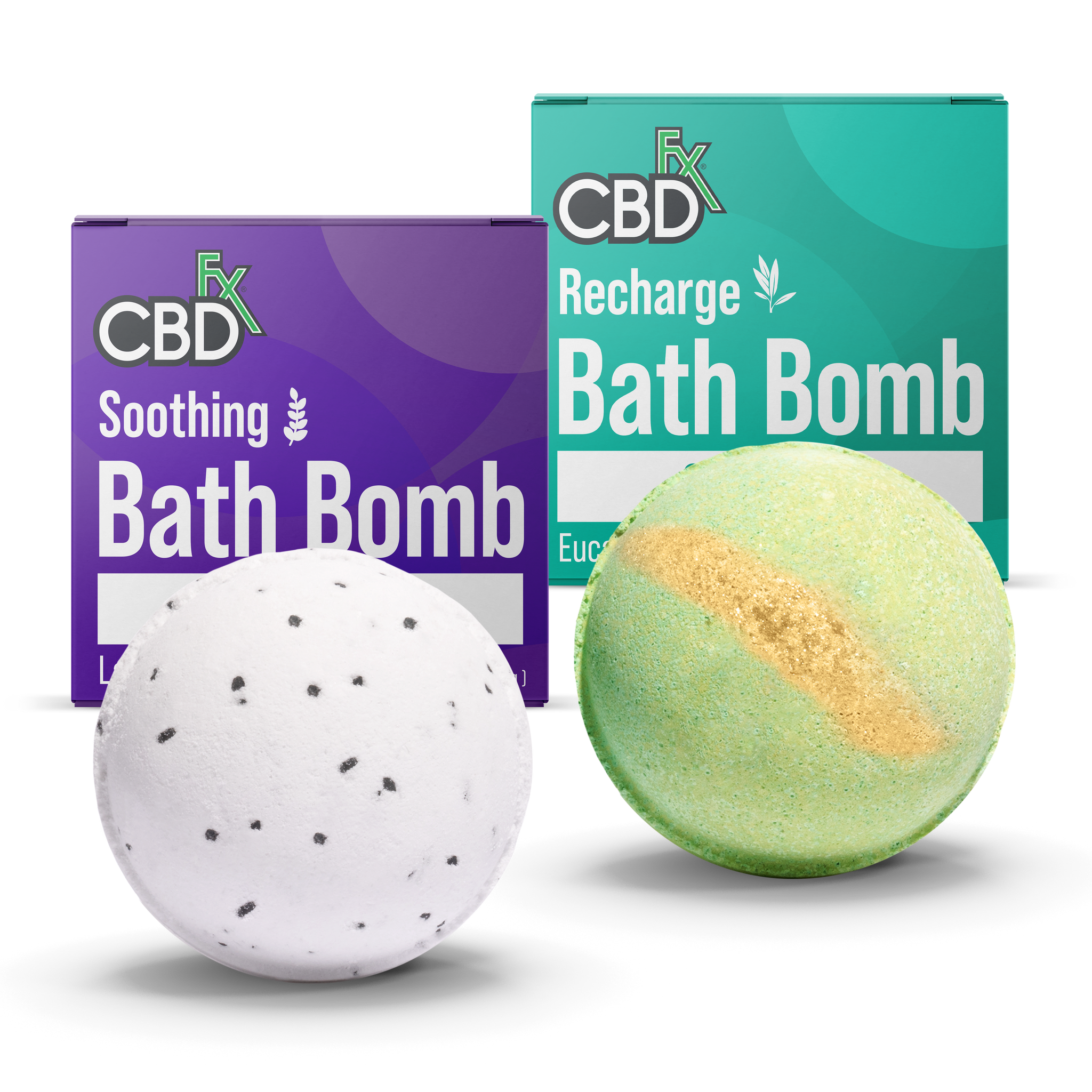 CBDfx CBD Bath Bombs – Soothing / Recharge 200mg