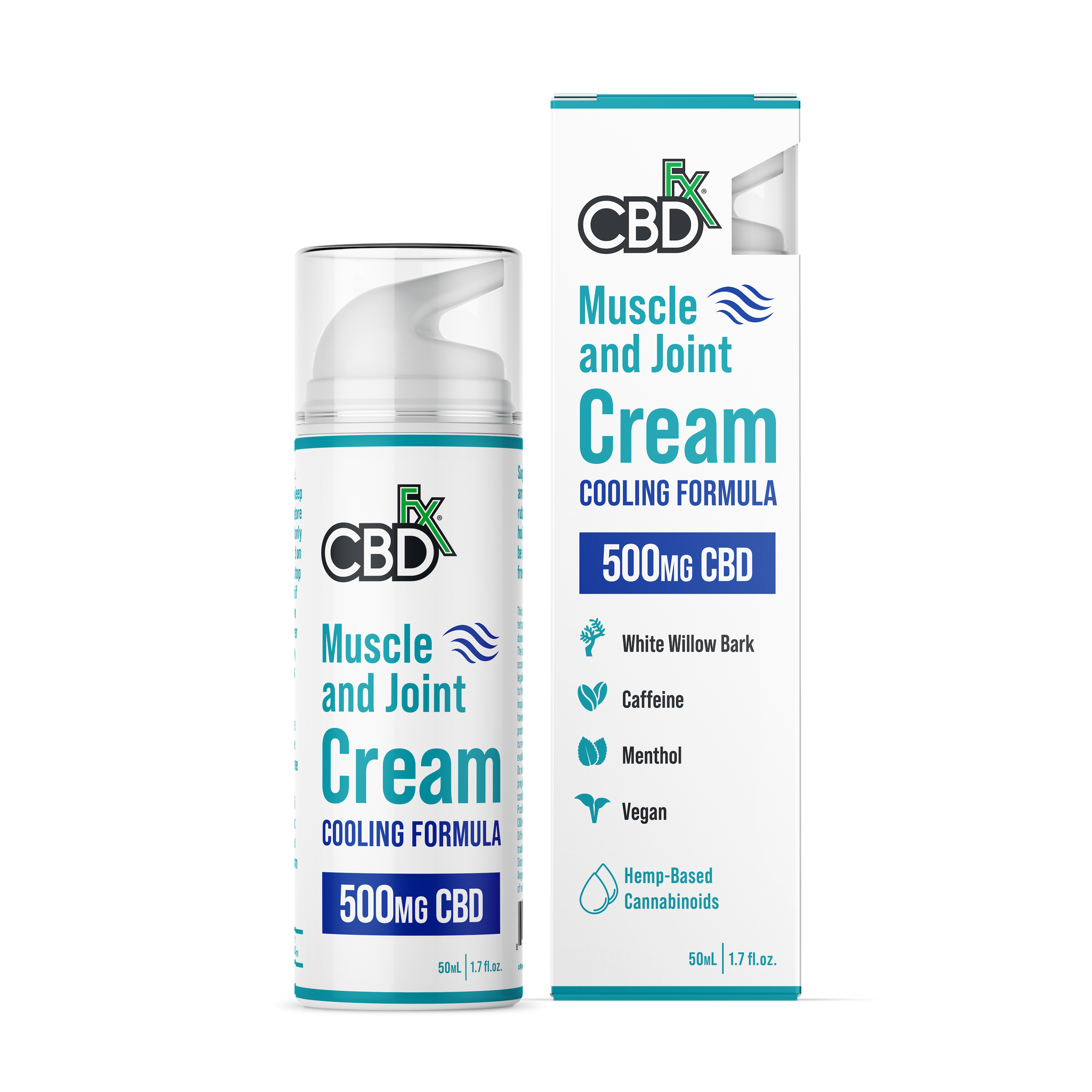 CBDfx Muscle & Joint CBD Cream 500mg, 1000mg