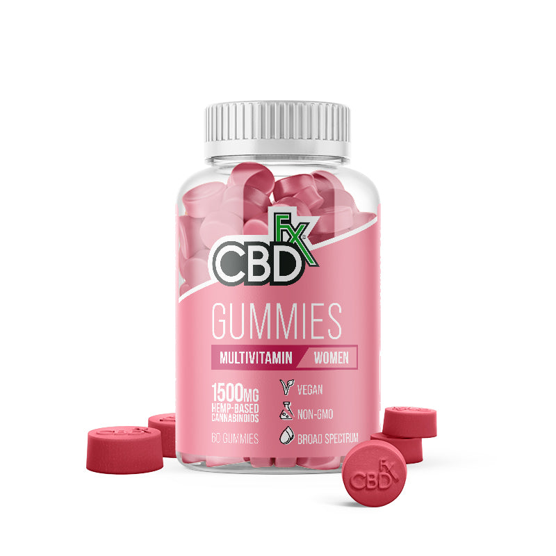 CBDfx Multivitamin CBD Gummies for Women 1500mg